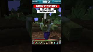 🎥 twitchtvrisqfto  Zombie VS Streamer auf GrieferGames minecraft twitchclips griefergames [upl. by Gnay]