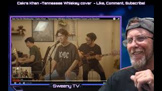 Cakra Khan  Tennesse Whiskey cover REACTION [upl. by Hazmah]