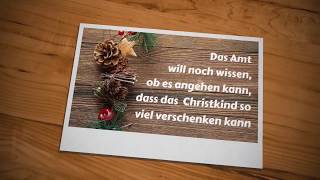 Weihnachtsgeschichte vom Christkind und dem lieben Finanzamt [upl. by Nahk]