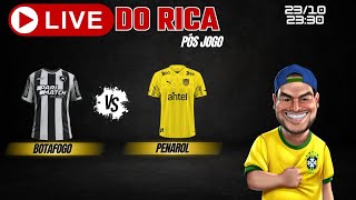 Live pós jogo  Botafogo x Penarol [upl. by Odrarej]