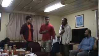 Kiribati Seaman amp Singer MrTebuka R  MV Rhine New Year 2014 [upl. by Lesh]