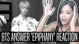 BTS Epiphany REACTIONANALYSIS  LOVE YOURSELF 結 Answer [upl. by Jephthah]