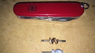 CONSTRUCCIÓN PASO A PASO DE DOBLE MINI DESTORNILLADOR PARA VICTORINOX [upl. by Adnirem155]