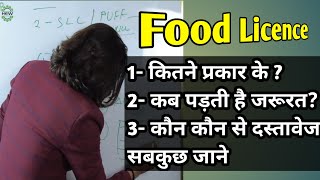 Know All About Food Licence Necessary For all Kinds of Businesses  सम्पूर्ण जानकारी  फूड लाइसेंस [upl. by Aerua]