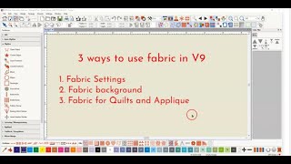 3 kinds of custom fabric in V9 [upl. by Anavahs]