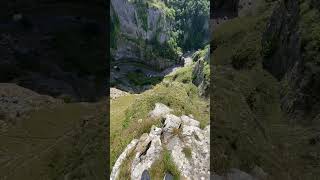 Hiking along the top of Cheddar Gorge dont look down shorts [upl. by Huckaby]