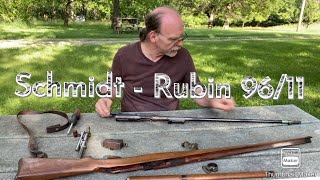 Schmidt Rubin 9611  Info  Field Strip  Reassemble  Shooting [upl. by Alegnaed853]