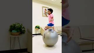 Mastering Balance Swiss Ball Stability Ball Workout for Core Strength shorts [upl. by Andrade]