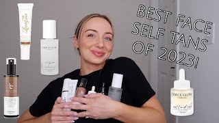 My MOST Used Facial Self Tanners of 2023 Loving Tan Dolce Glow Salty Face and More [upl. by Tiraj]