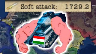 Deploying Hungarian Mini Tactical Nukes in MP HOI4 [upl. by Llecram]