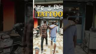 Elvish yedav ka face cover tatoo shorts tattoo short elvishyadav [upl. by Sidalg]