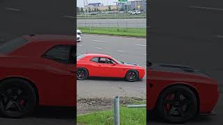 Hellcat Challenger Leaving Car Meet😃 [upl. by Eninotna]