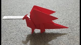 ORIGAMI  Hướng dẫn cách gấp con rồng đơn giản 2  Origami Dragon [upl. by Arny]