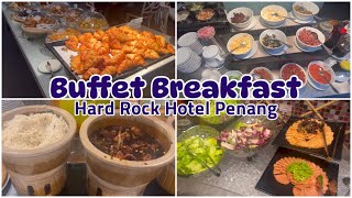 Buffet Breakfast at Hard Rock Hotel Penang  breakfastbuffet hardrockhotel [upl. by Sioled]