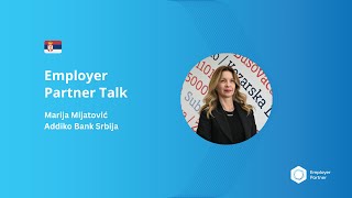 Employer Partner Talk Marija Mijatović Addiko Bank Srbija [upl. by Alben]