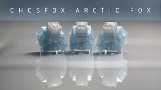 BEST SWITCH SOUND IS CRISPY CLICK Chosfox Arctic Fox Review [upl. by Colwell660]