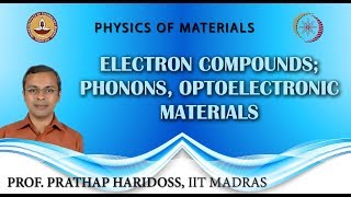 Electron Compounds Phonons Optoelectronic Materials [upl. by Myke]