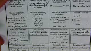 Q15 Tuesday Language Review  Irregular Nouns Verb Tenses [upl. by Sllew394]