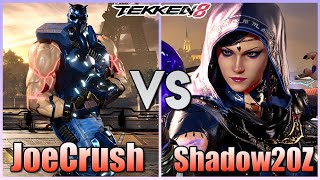 Tekken 8 ▰ JoeCrush Jack8 Vs Shadow20Z Zafina ▰ Ranked Matches [upl. by Einwahs699]