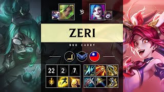 Zeri ADC vs Jinx Triple Kill Legendary  TW Diamond Patch 1419 [upl. by Llewsor]