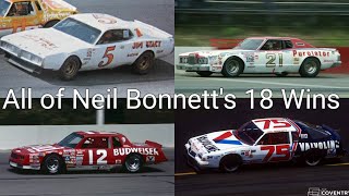 All of Neil Bonnetts 18 Wins [upl. by Eivad]