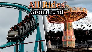 Gröna Lund all rides height limits [upl. by Ennaer328]