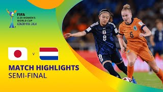 Japan v Netherlands  FIFA U20 Womens World Cup Colombia 2024  Match Highlights [upl. by Base450]