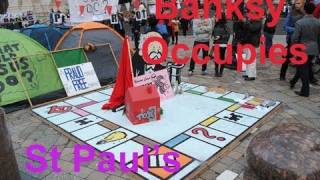 Banksy Occupy London Protest [upl. by Sidman]