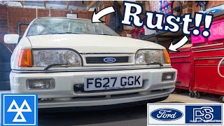 RESCUED SIERRA SAPPHIRE RS COSWORTH  REPLACING RUSTY PARTS [upl. by Camilla]