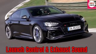 Launch Control and Exhaust Sound 2023 Audi RS 5 Sportback Competition Plus Package [upl. by Adnahsal]