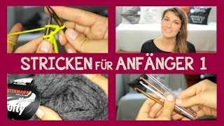 Stricken für Anfänger  Alle Infos TEIL 1 [upl. by Nnylamme]