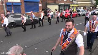 Shankill Road Defenders No3  Whiterock District No 9 Parade  240623 4K [upl. by Neill391]