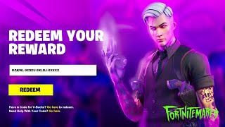 REDEEM THE FREE SKIN CODES in Fortnite New Free Reward Codes [upl. by Balfore]