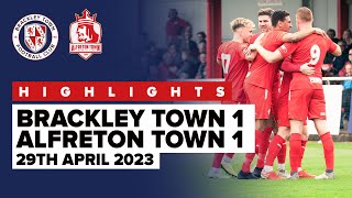 HIGHLIGHTS Brackley Town 1  1 Alfreton Town [upl. by Bayless]