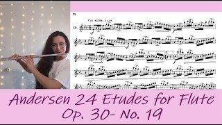 Andersen 24 Etudes Op 30 No 19 [upl. by Asli52]