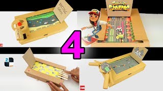 TOP 4 Amazing Board Racing Games from Cardboard  DIY Compilations [upl. by Assylem]