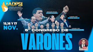 🔴EN VIVOINICIO 5º CONGRESO PENTECOSTAL DE VARONES IADPVIERNES 15 NOVIEMBRE DEL 2024 [upl. by Ailb308]