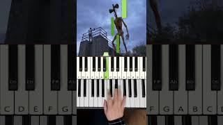 Siren Head Sound Piano Tutorial [upl. by Leahcimluap882]