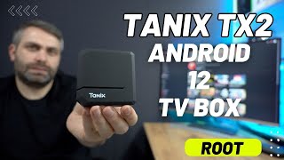 TANIX TX2 ANDROID 12 TV BOX İNCELEMESİ [upl. by Healy614]