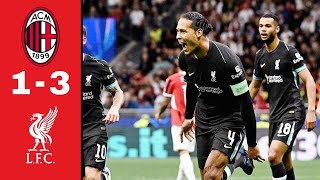 Ac Milan vs Liverpool Highlight 13 Pulisic Konate Van Dijk Szoboszlai Goal Champions League [upl. by Yolanda]