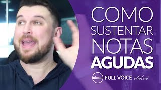 Como Sustentar Notas Agudas  Aula de Técnica Vocal [upl. by Ronym473]