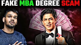 Kaise Kiya FAKE MBA DEGREE ka SCAM   Business Case Study  Aditya Saini [upl. by Falconer]