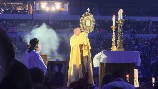 71724 Bishop Cozzens Benediction at 10th National Eucharistic Congress Opening Ceremony [upl. by Athalie]