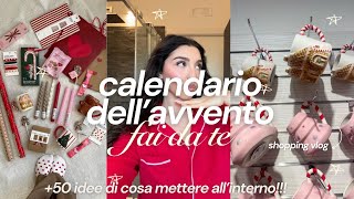 CALENDARIO DELL’AVVENTO FAI DA TE tutorial ✨🎁🪄  idee di cose da metterci dentro [upl. by Mat778]