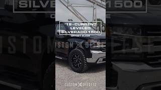 19Current Leveled Silverado 1500 Offset Video Guide [upl. by Nadruoj835]