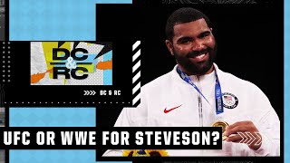 Daniel Cormier says Gable Steveson should take the Brock Lesnar approach  DC amp RC [upl. by Eseryt92]