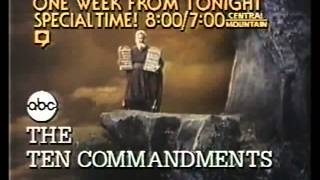 ABC The Ten Commandments Promo 41981 [upl. by Rubina]