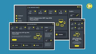 WPF  Responsive UI Design  MVVM  XAML  C  Tutorial [upl. by Ennairol]