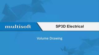 Volume Drawing A fragment of SP3D electrical [upl. by Dniren]