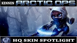 League of Legends Arctic Ops Kennen HQ Skin Spotlight [upl. by Jillana965]